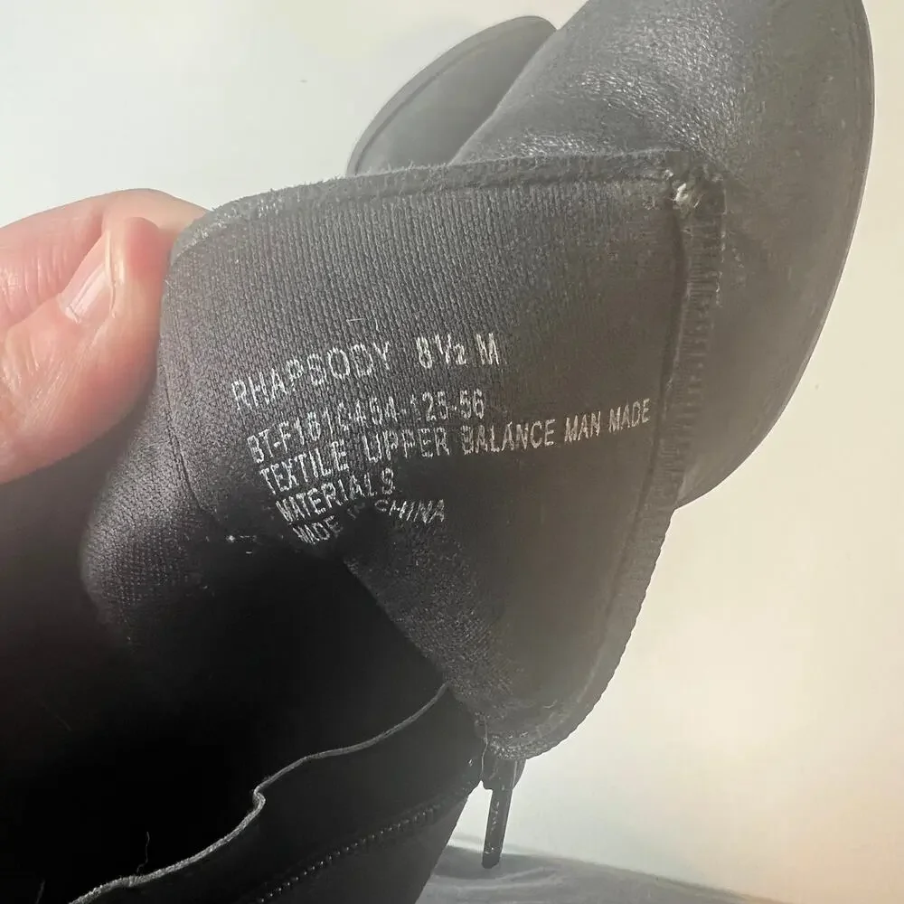 Baretraps Black Boots Booties Size 8.5 Women's